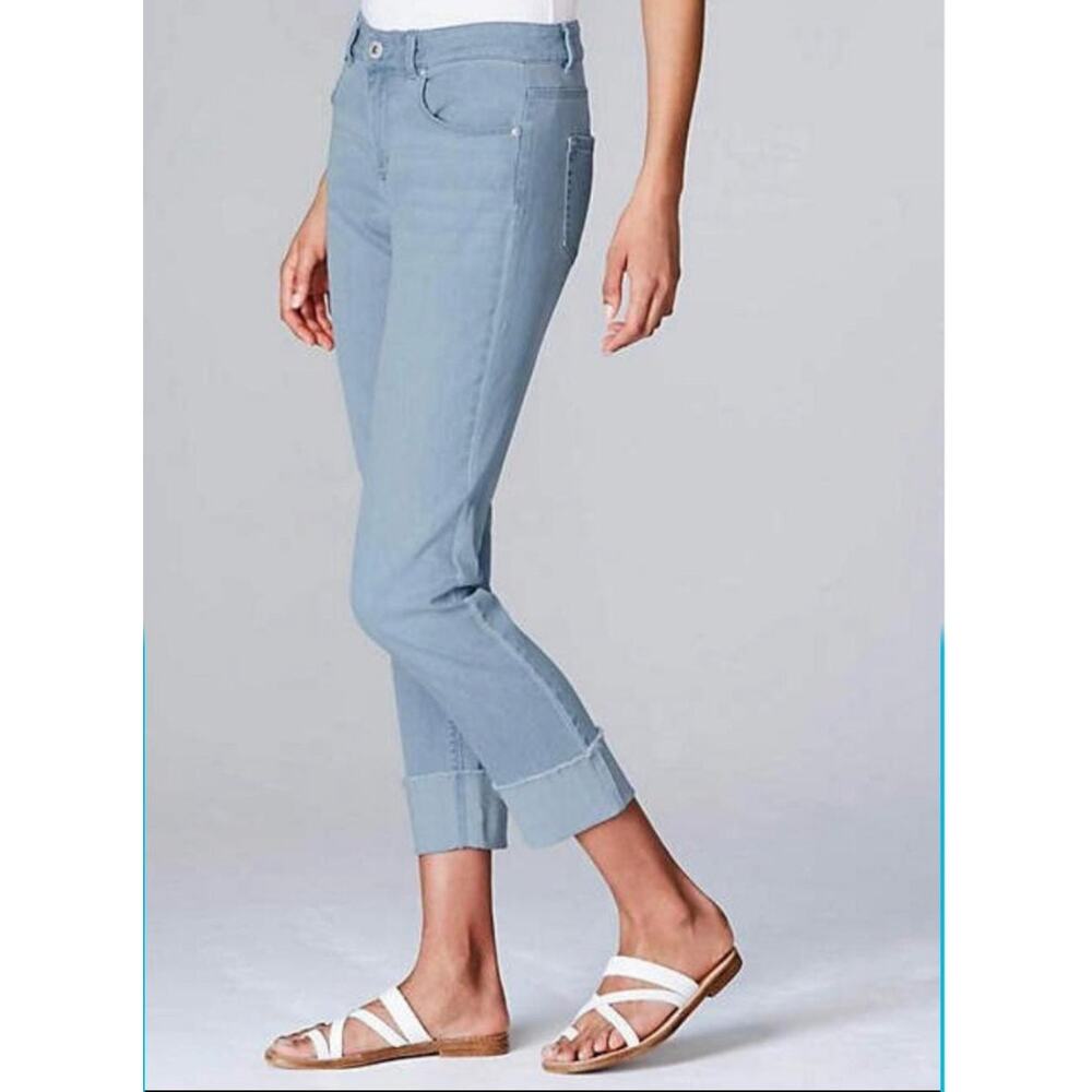 J. Jill Denim Authentic Fit Cropped Jeans